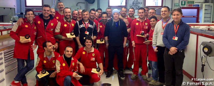 Ferrari da a conocer el ingeniero de pista que tendrá Kimi Räikkönen en 2014
 