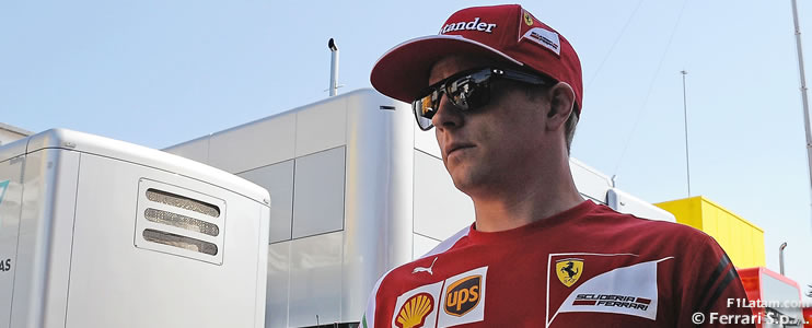 Räikkönen estuvo en Maranello preparando intensamente el GP de Gran Bretaña
 