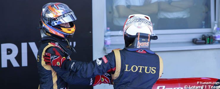Un doble podium que sabe a triunfo - Reporte Carrera - GP de Alemania - Lotus 