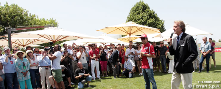 Encuentro especial de Felipe Massa y Luca di Montezemolo con los Ferraristas 