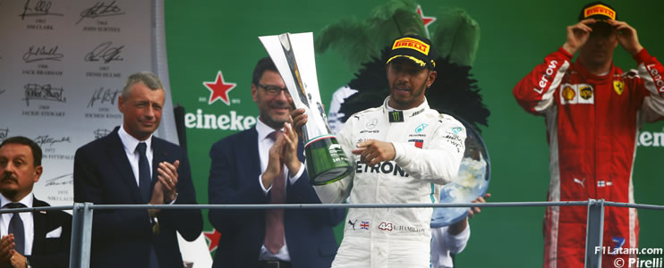Hamilton y Mercedes dan un golpe en la mesa derrotando a Ferrari en casa - Reporte Carrera - GP de Italia 