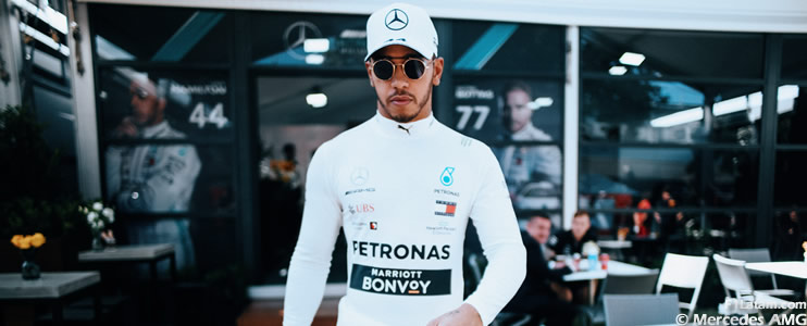 Lewis Hamilton es penalizado en la grilla de partida del Gran Premio de Austria