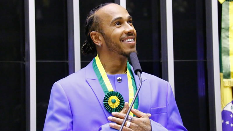 Lewis Hamilton recibe formalmente el título de ciudadano honorario de Brasil 