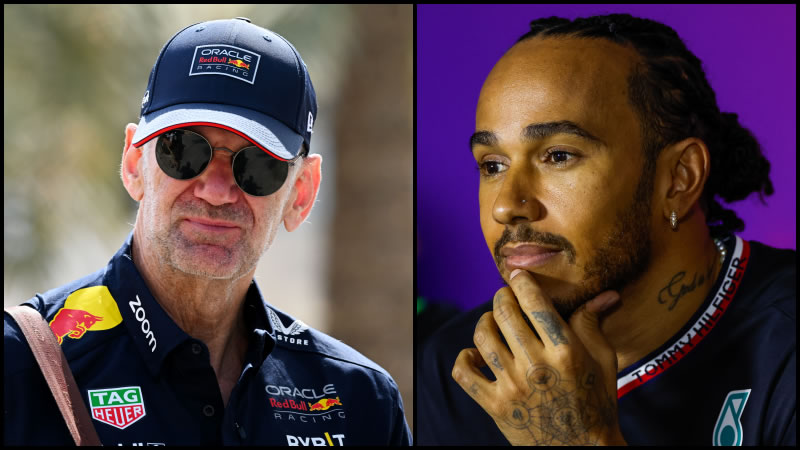Lewis Hamilton no oculta su deseo de trabajar con Adrian Newey en Ferrari 