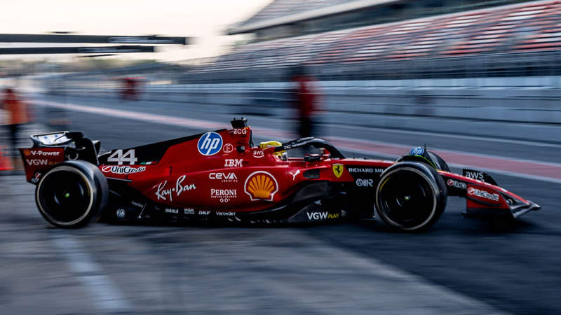 Primer contratiempo para Hamilton en Ferrari tras accidente en Barcelona 