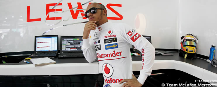 Penalización de cinco lugares en la grilla de partida del GP de China para Lewis Hamilton 