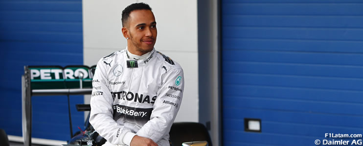 Optimismo del británico Lewis Hamilton a pesar de la primera colisión del año
 
