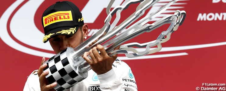 Hamilton mantiene su senda victoriosa en Montreal - Reporte Carrera - GP de Canadá - Mercedes
 