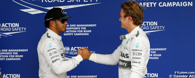 Rosberg y Hamilton se alistan para una gran batalla - Reporte Clasificación - GP de Brasil - Mercedes
 