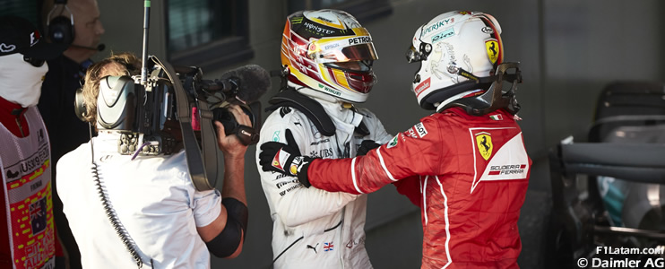 Hamilton señala que la rivalidad con Ferrari será positiva para el espectáculo