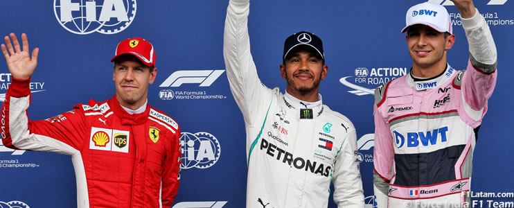 Hamilton logró la pole y sorprendió de nuevo a Vettel - Reporte Clasificación - GP de Bélgica 