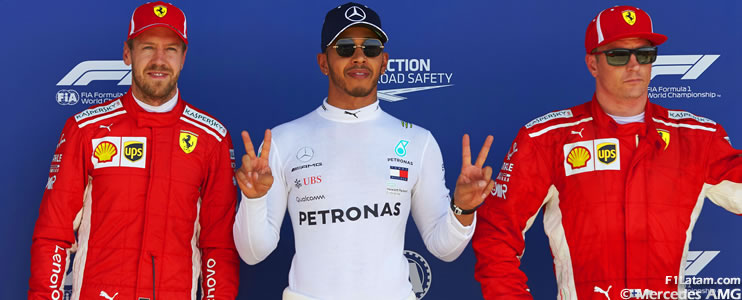 Hamilton brilló en casa con su pole position número 50 con Mercedes - Reporte Clasificación - GP de Gran Bretaña 