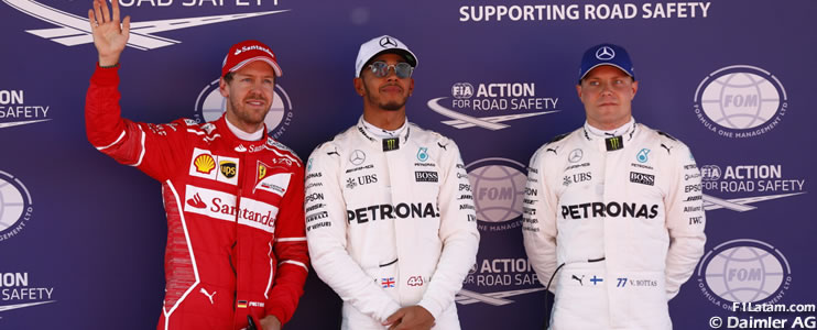 Hamilton se lleva la pole y Vettel le pisa los talones - Reporte Clasificación - GP de España 