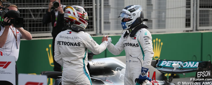Pole Position para Hamilton y primera fila para Mercedes - Reporte Clasificación - GP de España 