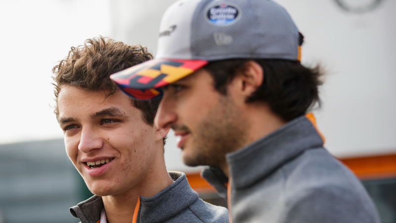 Carlos Sainz y Lando Norris llegan con gran optimismo al Gran Premio de Austria