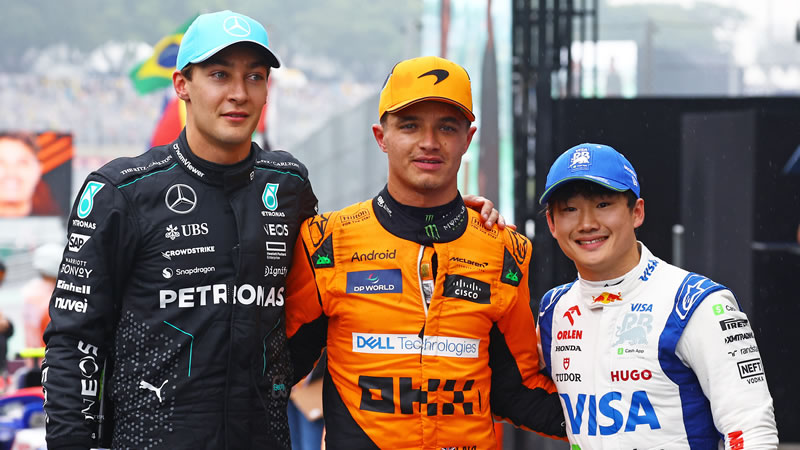 Norris se lleva la pole tras caótica sesión con cinco colisiones - Reporte Clasificación - GP de Brasil