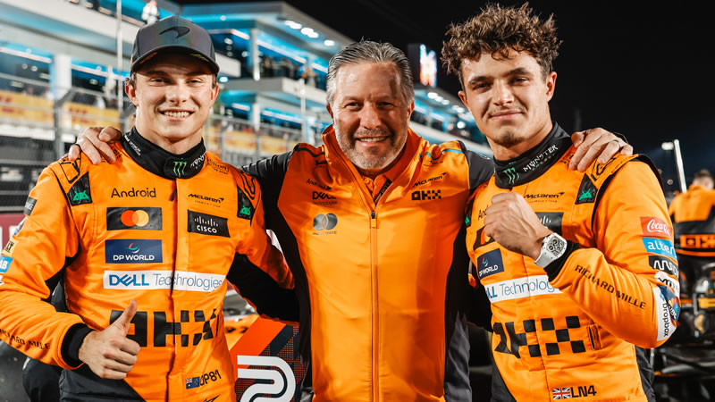 Norris le cede la victoria a Piastri - Reporte Sprint - GP de Qatar 