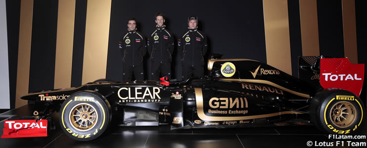 El nuevo E20 de la escudería Lotus fue presentado al mundo esta tarde 