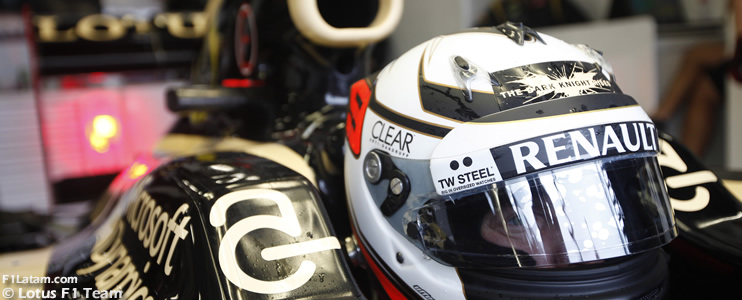 Räikkönen probó un nuevo alerón con doble DRS - Reporte Viernes - GP de Alemania - Lotus 