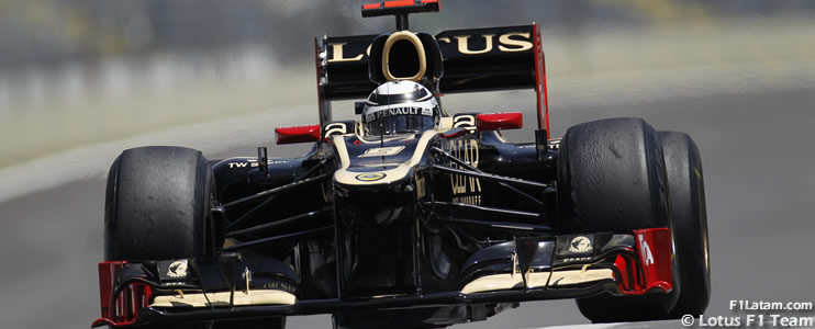 Trabajo de Räikkönen y Grosjean enfocado en la lluvia - Reporte Viernes - GP de Brasil - Lotus 