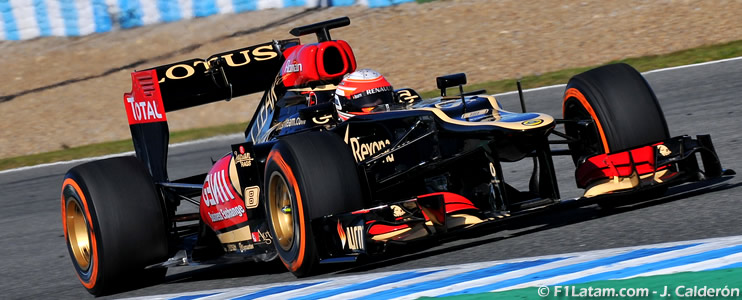 Fotos: Romain Grosjean fue el más rápido - Test en Jerez - Día 2
