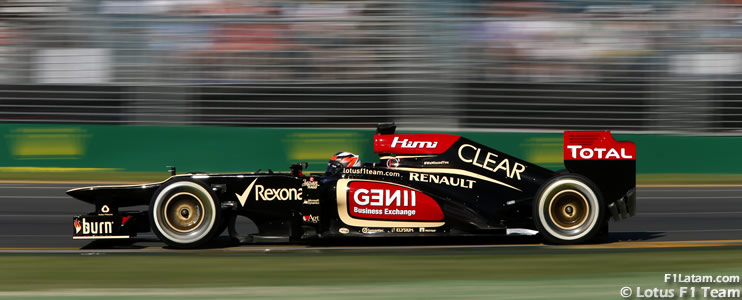 Gran optimismo de Kimi Räikkönen y Romain Grosjean - Reporte Viernes - GP de Australia  - Lotus 