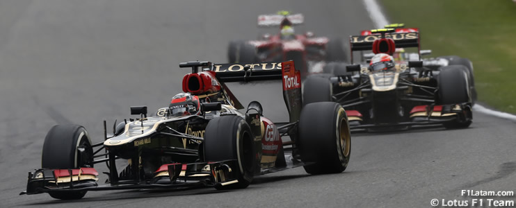 Problema en los frenos ponen fin a extenso récord de Räikkönen - Reporte Carrera - GP de Bélgica - Lotus 