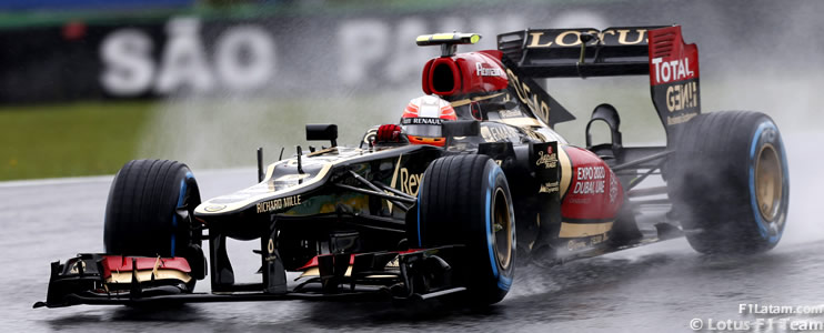 Grosjean y Kovalainen confían en un buen resultado en carrera - Reporte Clasificación - GP de Brasil - Lotus 