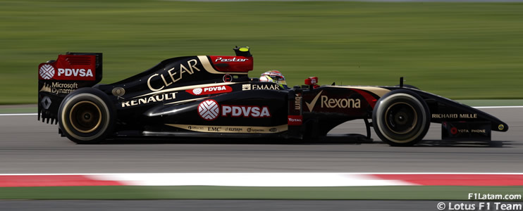 Maldonado y Grosjean completan 104 vueltas - Reporte Viernes - GP de Bahrein - Lotus
 