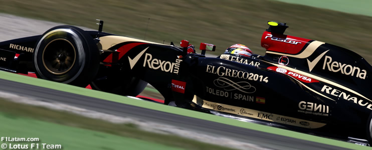 Positiva jornada para Maldonado al concluir en el top 10 - Reporte Viernes - GP de España - Lotus 