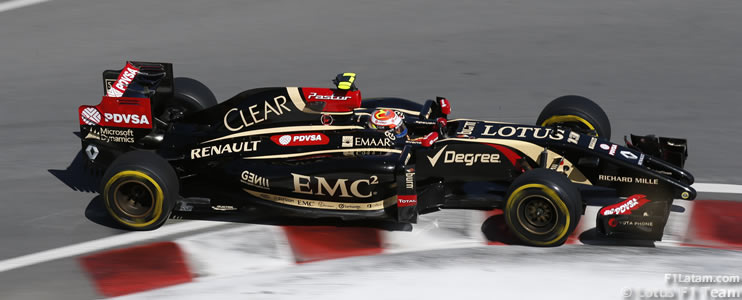 Continúan los problemas técnicos en el auto de Maldonado - Reporte Clasificación - GP de Canadá - Lotus
 