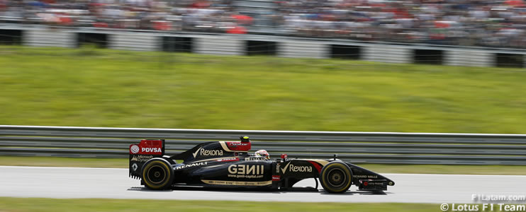 Pastor Maldonado quedó muy cerca de los puntos - Reporte Carrera - GP de Austria - Lotus
 