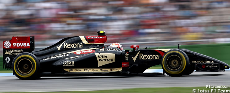 Maldonado luchó y quedó a un paso del top 10 - Reporte Carrera - GP de Alemania - Lotus
