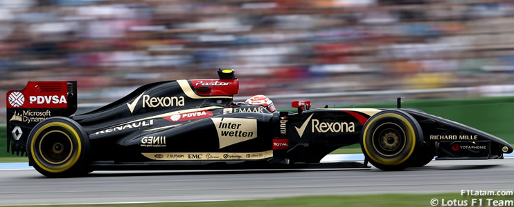 Maldonado luchó y quedó a un paso del top 10 - Reporte Carrera - GP de Alemania - Lotus
 