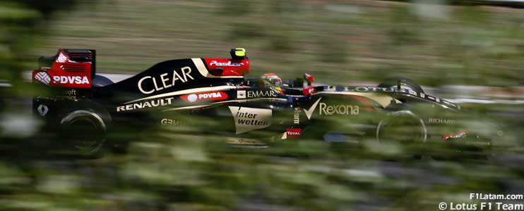 Maldonado y Grosjean completan su jornada en Hungaroring - Reporte Viernes - GP de Hungría - Lotus
