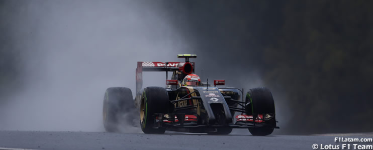 Maldonado y Grosjean tendrán que presionar al máximo - Reporte Clasificación - GP de Bélgica - Lotus
