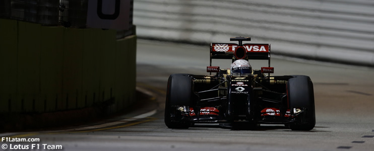 El E22 con un mejor rendimiento en el Marina Bay - Reporte Viernes - GP de Singapur - Lotus