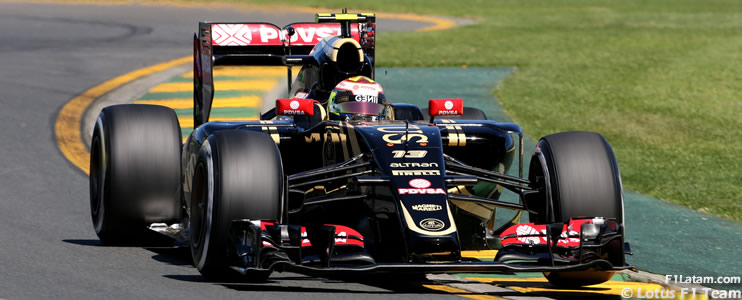 El potencial del E23 motiva a Maldonado y Grosjean - Reporte Viernes - GP de Australia - Lotus 