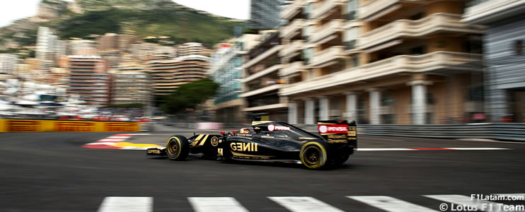 Buen comienzo para Maldonado y Grosjean - Reporte Jueves - GP de Mónaco - Lotus
