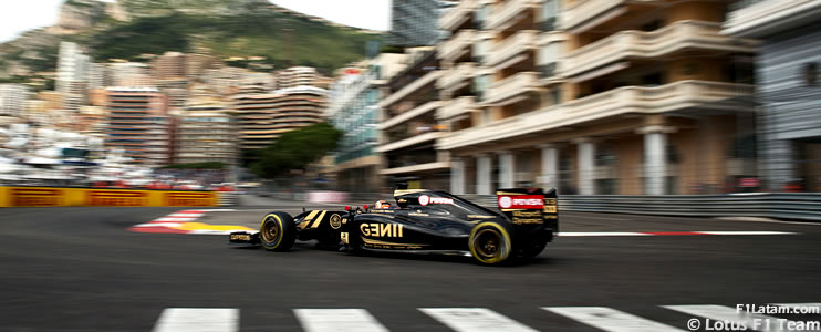 Buen comienzo para Maldonado y Grosjean - Reporte Jueves - GP de Mónaco - Lotus
 