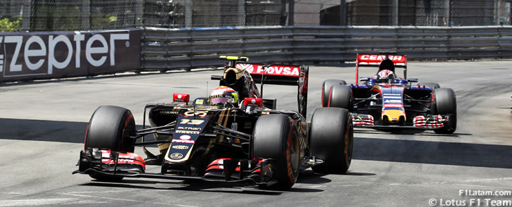 Continúan los problemas de frenos en el E23 - Reporte Carrera - GP de Mónaco - Lotus
 