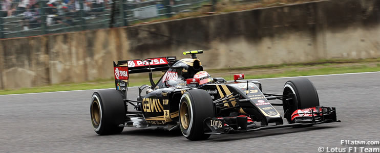 Octavo y decimotercer lugar para Grosjean y Maldonado - Reporte Clasificación - GP de Japón - Lotus
 