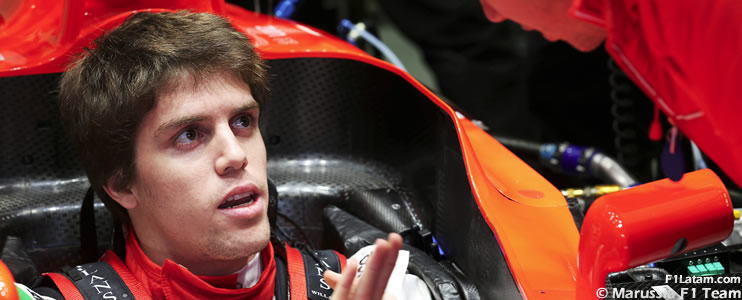 El brasilero Luiz Razia es nuevo piloto titular de Marussia F1 Team
