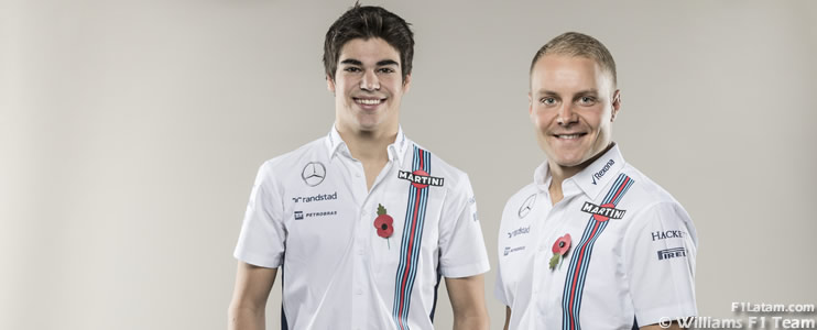 Williams confirma a Lance Stroll y Valtteri Bottas para la Temporada 2017 de Fórmula 1
 