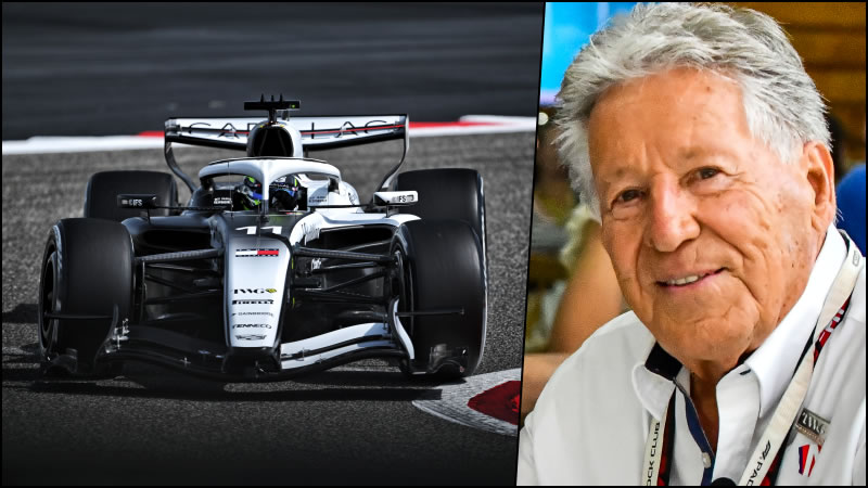 Cadillac bautiza su primer chasis en F1 en honor a Mario Andretti
