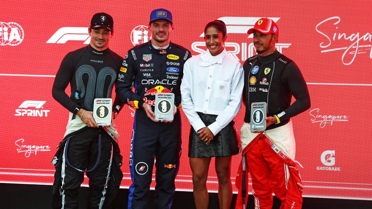 Triunfo de Verstappen. Colisiones de Russell y los McLaren - Reporte Sprint - GP de Singapur