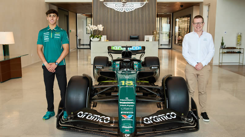 Aston Martin lanza su academia de pilotos e inicia con el español Mari Boya