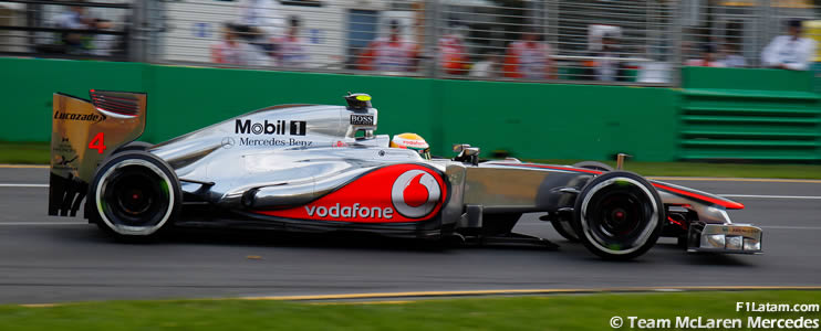Hamilton y Button logran la primera fila para McLaren - Reporte Clasificación - GP de Australia 
