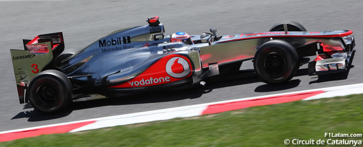 Gran confianza por parte de Button y Hamilton - Reporte Viernes - GP de España - McLaren 