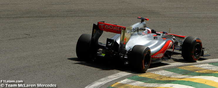 Jenson Button mantiene a McLaren adelante - Reporte Pruebas Libres 3 - GP de Brasil 